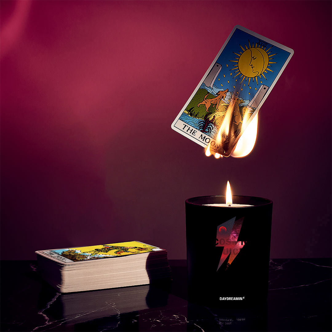 Cosmic Juice Scented Candle by DAYDREAMIN' UK | Tarot Cards