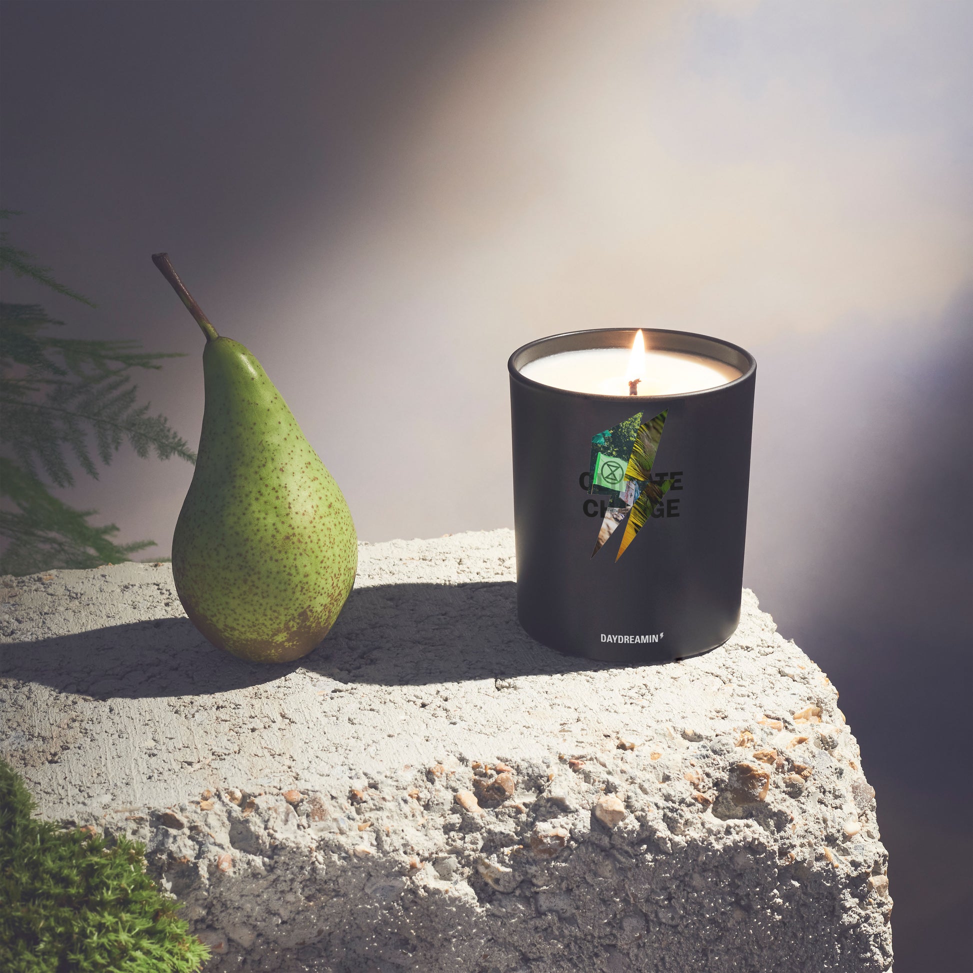 Climate Change Scented Candle by DAYDREAMIN' UK | Green Pear